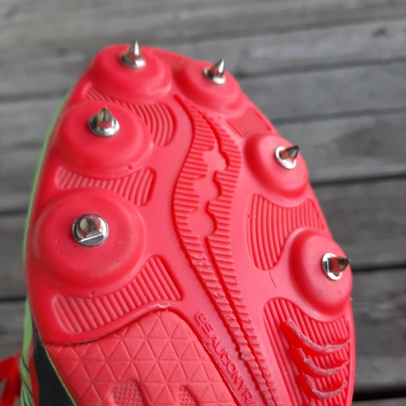 Saucony Racing Vendetta 2 Track & Field Red/Green Spike Shoes S19047-2 Size 7.5 - Picture 12 of 16